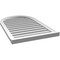 Ekena Millwork Round Top Surface Mount PVC Gable Vent: Functional, w/ 2"W x 2"P Brickmould Sill Frame, 24"W x 38"H GVPRT24X3803SF - alternate 4